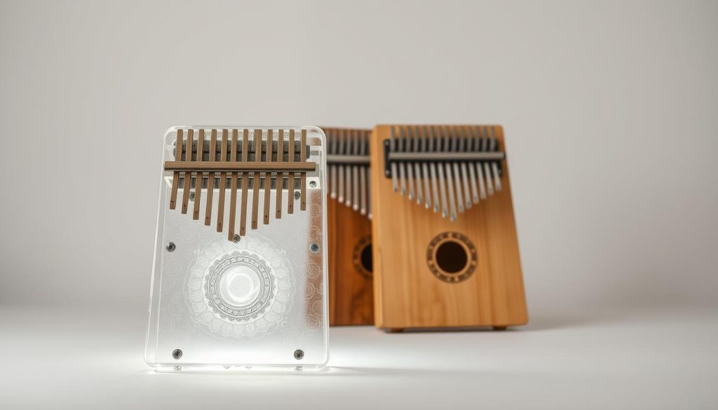 Kalimba transparent vs bois : choix et sonorités