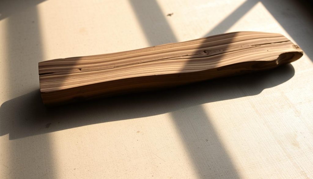 A wooden planche or plank, weathered and worn, resting on a flat surface. The grain of the wood is visible, with subtle variations in color and texture. The planche is positioned prominently in the center of the frame, casting a soft, natural shadow. Sunlight filters in from the side, creating warm highlights and subtle shadows that accentuate the planche's organic form. The background is slightly blurred, allowing the viewer to focus on the craftsmanship and materiality of the planche. The overall atmosphere is one of simplicity, authenticity, and the beauty of natural materials. A wooden planche or plank, weathered and worn, resting on a flat surface. The grain of the wood is visible, with subtle variations in color and texture. The planche is positioned prominently in the center of the frame, casting a soft, natural shadow. Sunlight filters in from the side, creating warm highlights and subtle shadows that accentuate the planche's organic form. The background is slightly blurred, allowing the viewer to focus on the craftsmanship and materiality of the planche. The overall atmosphere is one of simplicity, authenticity, and the beauty of natural materials.